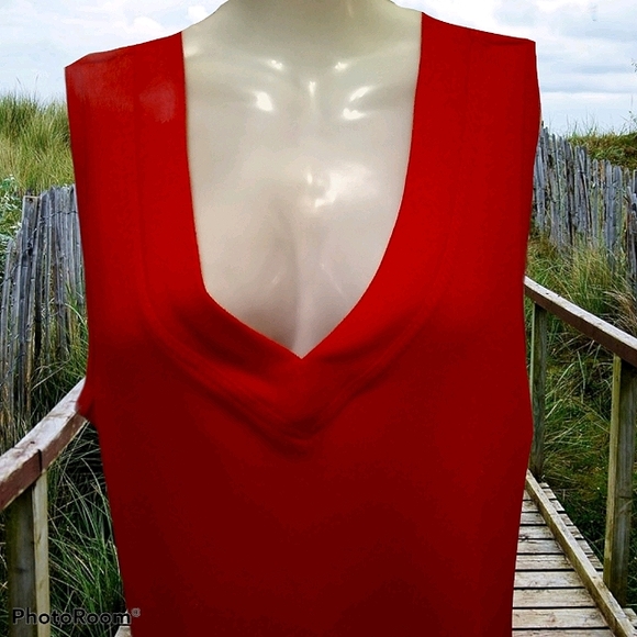 Only Necessities Tops - Sexy Red Women's Only Necessities Blouse Large